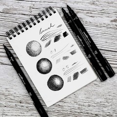 Uni Ball Pin Drawing Pens Fineliner 0.05mm Black Ink Pack of 3 Ultra Fine