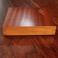 Winsor Newton Artists Watercolour 6″x6″ Wood Dovetail Box Case w/ 12 Half Pans