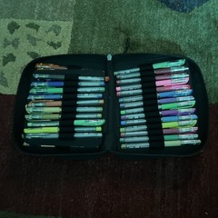 Gel Pens Case With 48 Pens
