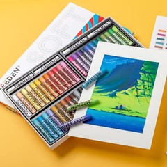 MEEDEN Soft Oil Pastels Set 48 Colors with Extra 4 White Oil Pastels for Arti…