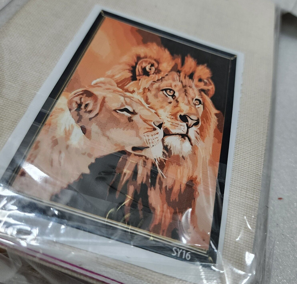 The Lion King Painting by Numbers Kit DIY Crafts, 21cm x13.5cm
