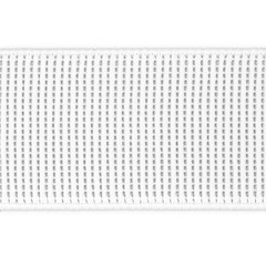 Elastic Ribbed Non Roll 1-1/2 2 Yard White Dritz 9503W 2-Yards Long