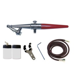 H-1AS Paasche Single Action Airbrush with Airbrush, Bottles & Hose