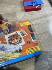 US 80+Piece Deluxe Artist Studio Creativity Set Wood 80 Piece Set, May Vary
