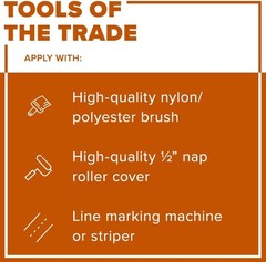 Yellow Traffic Paint for Highways & Parking Lots
