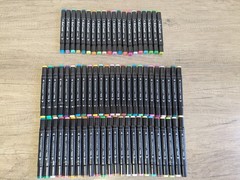 Variety Of 69 Touch Pens Dual Tip (Broad & Fine) Art Marker Colouring Pens