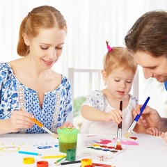 30 Pcs Paint Brushes for Kids – Colorful Kids Paint Brushes Big Chubby Toddle…