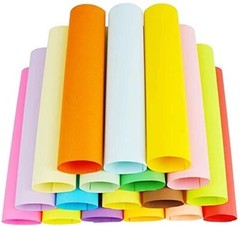 100pcs A4 Colorful Craft Paper for DIY Arts, Origami, School Projects & Crafts