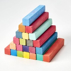 Pastel Chalk Soft Pastels Set 24 Count Non Toxic Vibrant Color Blending Art