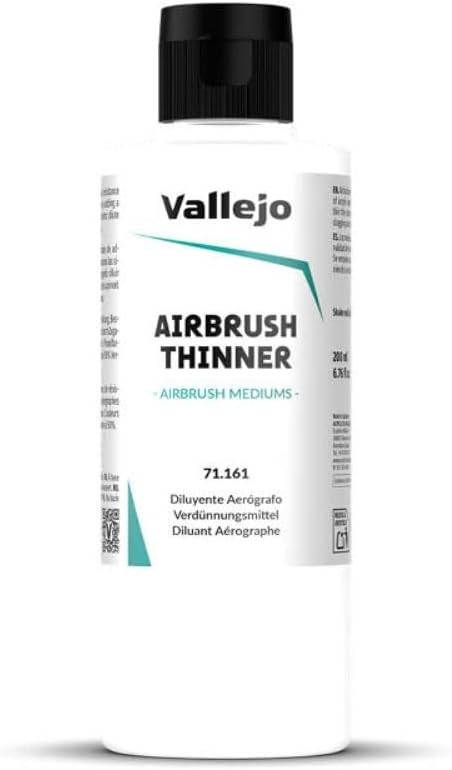 Vallejo – Airbrush Thinner for Acrylic 6.76 Fl Oz (Pack of 1), Transparent