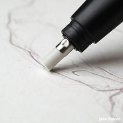 Effortless Precision: Rechargeable USB Eraser with Extra Fine Tip & 20 Refills