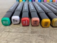 Variety Of 69 Touch Pens Dual Tip (Broad & Fine) Art Marker Colouring Pens