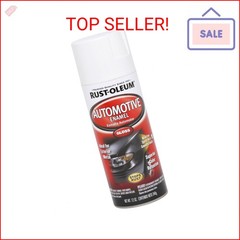 Rust-Oleum 252468 Automotive Enamel Spray Paint, 12 oz, Gloss White