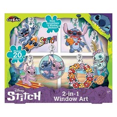 Stitch 2-in-1 Window Art Kit Includes Paints, Brushes & Design Sheets – Make …