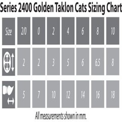 2400 Golden Taklon Synthetic Cats Tongue Brush
