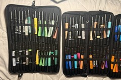 Prismacolor Premier Multicolor markers in Black Zipper Case 140 pen