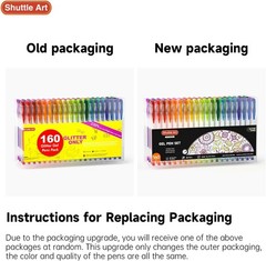 80-Color Glitter Gel Pens Set & 80 Refills – Non-Toxic Art Supplies for All Ages