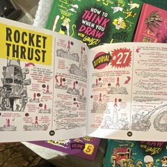 Lorenzo! Art Instruction Book Set Vols 1-6 Drawing & Writing Cartooning