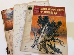 WALTER T FOSTER Lot Of 10 Vintage Instructional Art Books Mixed media ephemera