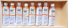 HOLBEIN ARTISTS’ OIL PAINT LOT – 77 x 40mL TUBES – ALL HIGH SERIES – $5K NEW