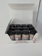 (12) 1 Oz Bottles Of Angelus Acrylic Leather Natural Tan Paint New