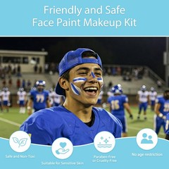 Pintada 42 Color Face Painting Kit for Kids – Non 7.8in*5in*0.5in, 42 Colors