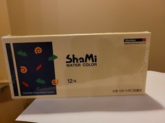 Shinhan Shami Watercolor Paint Set 12 Colors set 10ml Tube for begineer, Student