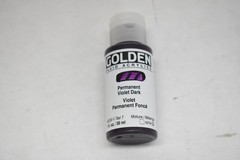 Fluid Acrylics by Golden Permanent Violet Dark 1 fl oz Bottle Series 7 Mixture