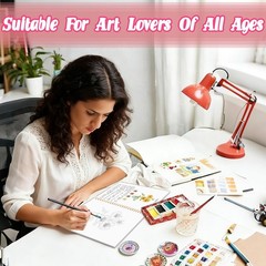 3Pcs Watercolor Workbook – 3pcs-watercolor workbook, Flowers-Animals-Seaside