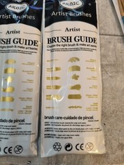 3-Premium Assorted Artist Paint Brushes Set, 10 Pieces, Aroic Premium