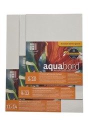 Lot of 3 – Ampersand aquabord 1/8 Inch 8X10, 9×12 and 11×14 Sealed