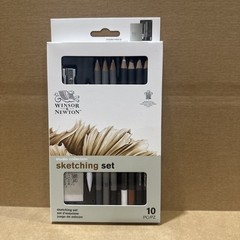 Winsor & Newton Studio Collection Sketching Set – 10 Pieces – 490010 – New
