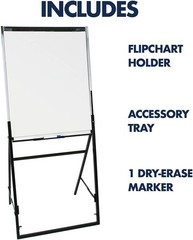 Quartet Futura Dry-Erase Whiteboard Easel 26×35 NEW FREE SHIPPING