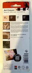 Marabu Art Crayon Essential Set White Black Flesh Colour Cocoa Mixed Media
