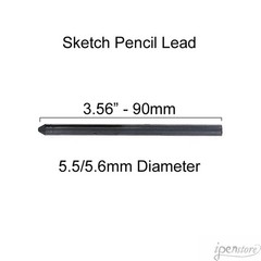 Tube/6 Rosetta Da Vinci 5.5/5.6 mm Lead Refills, Violet