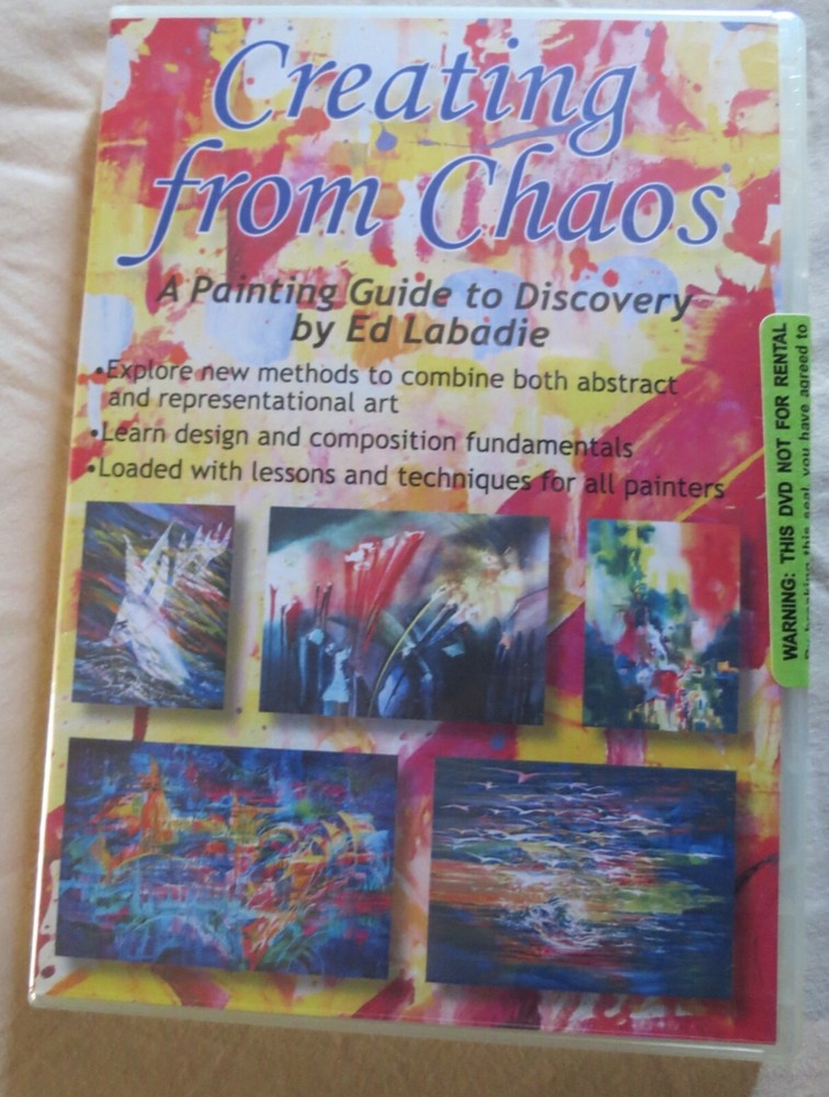 Creating From Chaos – A Painting Guide to Discovery By Ed Labadie – DVD new