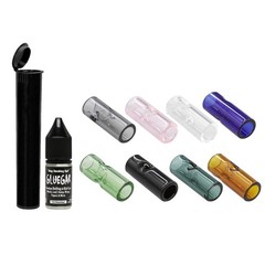 Glass Tips-12 Pack- Variety Sizes & Colors (8mm,10mm,12mm) (Mix, 12mm) Mix