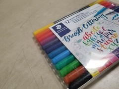 STAEDTLER Brush Letter Duo Double Ended Lettering Markers 12/Each