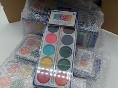 Keebor Watercolor Paint Set For Kids, 12 Colors, Washable Water Colors For P…