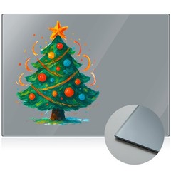 Nuanchu 1 Pcs 9 x 12 Inches Neutral Grey Tempered 9 x 12 Inches, Color
