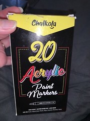20 Chalkola Acrylic Paint Markers for Wood Canvas Ceramic Glass Fabric Metal 3mm