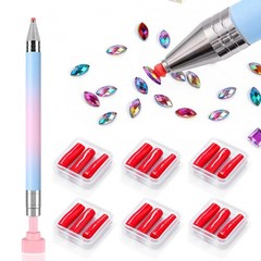 WOKOTO 19 Pcs Diamond Painting Pens Kit – 1 Refillable Wax Pen Multi-colored