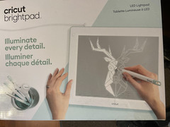 Cricut BRIGHTPAD 13.5″ x 11″ LED Lightpad Light Box #2010623 Mint