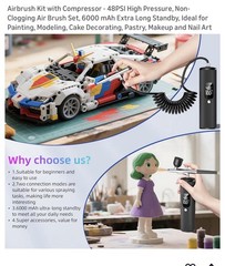 Master Airbrush Professional Airbrushing System Kit