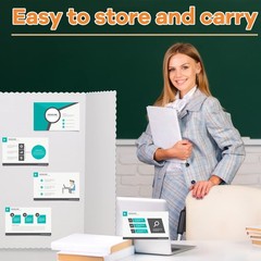 24 Pcs 48 * 36 Inch Tri Fold Poster Board Bulk, Science Fair Project Display …