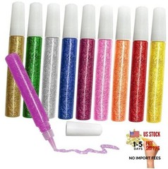 Mesen 10 Pack – Non-Toxic Washable Glitter Glue Stick Set, Multicolored 10 Pack