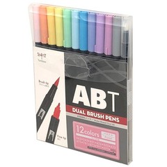 Tombow Dual Brush Pen Abt Twin Type Graphic Marker Assorted