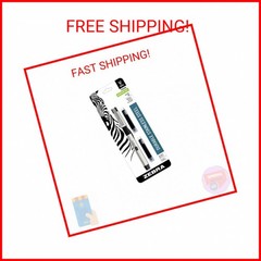 Zebra Pen V-301 Fountain Pen, Stainless-Steel Barrel, Fine Point, 0.7mm, Black I