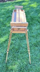 Mabef Italian Made French Style Field Easel Paint Box w/ Estate Provenance
