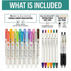 Zebra Creative Note Taking Set 23 pack